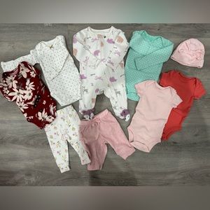 NEWBORN BUNDLE ONESIES, PANTS, FOOTIE